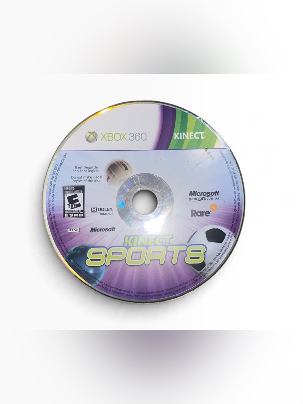 Xbox 360 Kinect Sports Disc